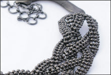 Load image into Gallery viewer, Black Braid Necklace - Whitehot Jewellery - 2