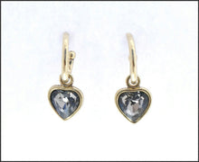 Load image into Gallery viewer, Gold Hoop &amp; Heart Earrings - Whitehot Jewellery - 1