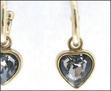 Load image into Gallery viewer, Gold Hoop &amp; Heart Earrings - Whitehot Jewellery - 2
