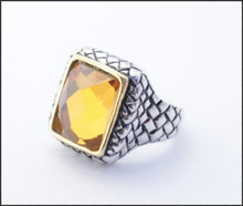 Load image into Gallery viewer, Square Topaz Ring - Whitehot Jewellery - 1