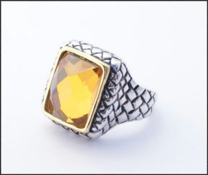 Square Topaz Ring - Whitehot Jewellery - 1