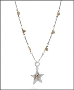 Star and Hearts Necklace - Whitehot Jewellery - 1