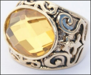 Topaz Oval Ring - Whitehot Jewellery - 2