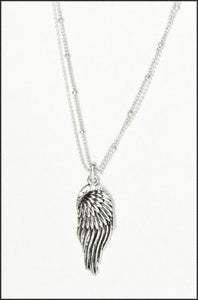 Whitehot Wing/Silver Necklace - Whitehot Jewellery - 1
