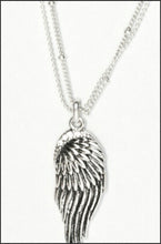 Load image into Gallery viewer, Whitehot Wing/Silver Necklace - Whitehot Jewellery - 2