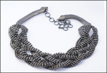 Load image into Gallery viewer, Black Braid Necklace - Whitehot Jewellery - 1