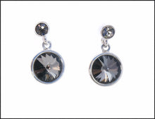 Load image into Gallery viewer, Black Crystal Drop Earrings - Whitehot Jewellery - 1