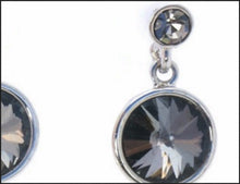 Load image into Gallery viewer, Black Crystal Drop Earrings - Whitehot Jewellery - 2