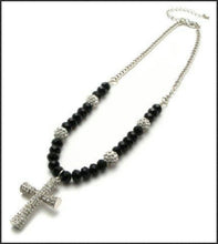 Load image into Gallery viewer, Crystal Cross Necklace - Whitehot Jewellery - 1
