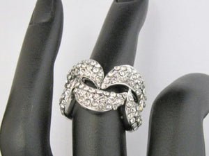 Crystal Wave Ring - Whitehot Jewellery - 3
