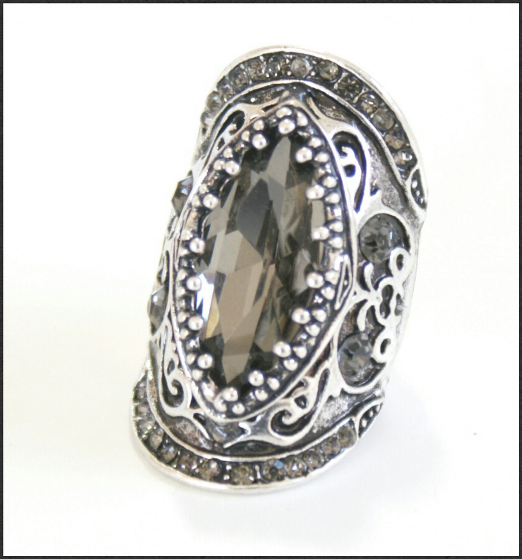 Filligree Cocktail Ring - Whitehot Jewellery - 1