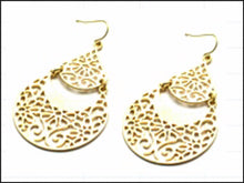 Load image into Gallery viewer, Gold Filigree Earrings - Whitehot Jewellery - 1