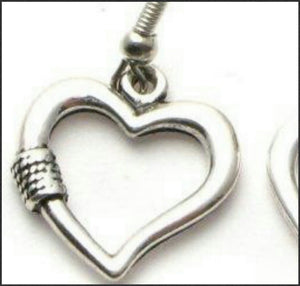 Love Heart Earrings - Whitehot Jewellery - 2