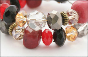 Multi Coloured Twist Bracelet - Whitehot Jewellery - 2