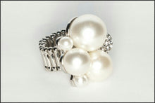 Load image into Gallery viewer, Pearl &amp; Crystal Ring - Whitehot Jewellery - 1