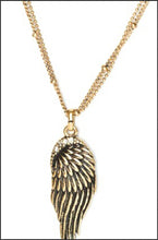 Load image into Gallery viewer, Whitehot Wing/Gold Necklace - Whitehot Jewellery - 2
