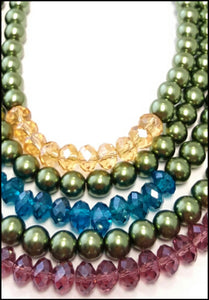 5 Strand Jewel Tones - Whitehot Jewellery - 2
