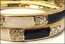 Load image into Gallery viewer, Ivory &amp; Black Bangle - Whitehot Jewellery - 2