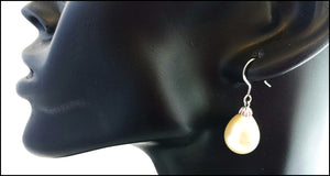 Pearl Drop Earrings - Whitehot Jewellery - 3