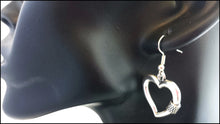 Load image into Gallery viewer, Love Heart Earrings - Whitehot Jewellery - 3