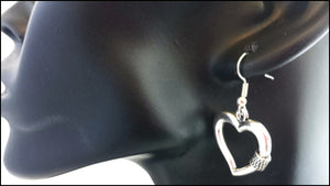 Love Heart Earrings - Whitehot Jewellery - 3