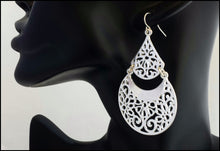 Load image into Gallery viewer, Silver Filigree Earrings - Whitehot Jewellery - 3